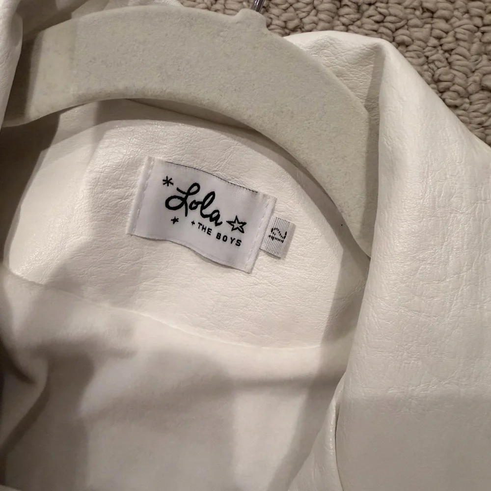 Lola + The Boys White Jacket with Fun Patches - Picture 4 of 4